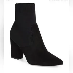 Steve Madden Shoes Steve Madden Reece Sock Booties Black